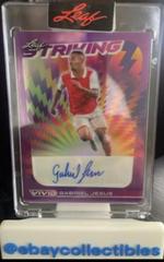Gabriel Jesus [Purple] #S-GJ1 Soccer Cards 2022 Leaf Vivid Striking Autographs Prices