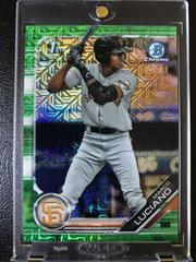 Marco Luciano [Green Refractor] #BCP-82 Baseball Cards 2019 Bowman Chrome Prospects Prices