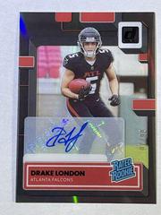 Drake London [Autograph Black] #57 Football Cards 2022 Panini Clearly Donruss Prices