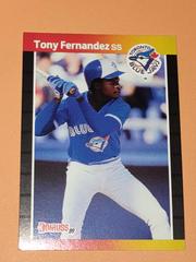 Tony Fernandez #206 Baseball Cards 1989 Donruss Prices