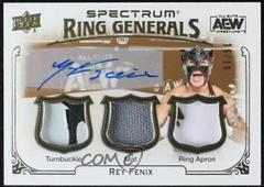 Rey Fenix [Autograph] Wrestling Cards 2021 Upper Deck AEW Spectrum Ring Generals Relics Prices