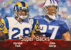 Marshall Faulk / Eddie George Football Cards 2000 Topps Combos Prices