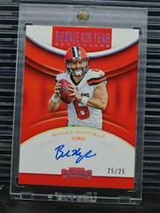 Baker Mayfield [Autograph] Football Cards 2018 Panini Contenders Rookie of the Year Prices