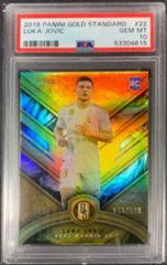 Luka Jovic [Mint] #22 Soccer Cards 2019 Panini Gold Standard Prices