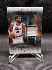 Joel Embiid #8 Basketball Cards 2023 Panini Origins Memorabilia Prices