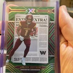Jahan Dotson [Green] Football Cards 2022 Panini XR Extra Prices