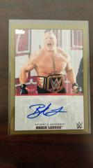 Brock Lesnar [Gold] Wrestling Cards 2016 Topps WWE Autographs Prices