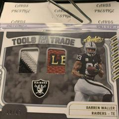 Darren Waller [Prime] #TTD-15 Football Cards 2022 Panini Absolute Tools of the Trade Double Prices
