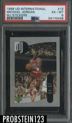 Michael Jordan #12 Basketball Cards 1998 Upper Deck International MJ Stickers Prices