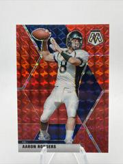 Aaron Rodgers [Red Mosaic] #70 Football Cards 2021 Panini Mosaic Draft Picks Prices