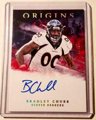 Bradley Chubb [Red] Football Cards 2018 Panini Origins Rookie Autographs Prices