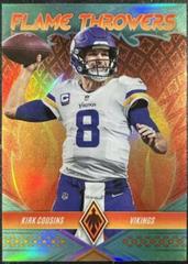 Kirk Cousins [Teal] #FT-10 Football Cards 2022 Panini Phoenix Flame Throwers Prices