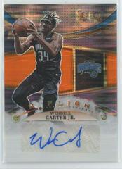 Wendell Carter Jr. [Neon Orange Pulsar] #IFS-WCJ Basketball Cards 2022 Panini Select In Flight Signatures Prices