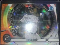 Luis Robert [Orange Refractor] Baseball Cards 2020 Bowman Chrome Scouts' Top 100 Prices