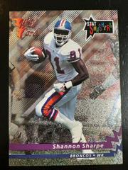 Shannon Sharpe [Gold] Football Cards 1993 Wild Card Stat Smashers Prices