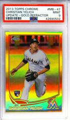 Christian Yelich [Gold Refractor] Baseball Cards 2013 Topps Chrome Update Prices