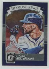 Nick Markakis [Purple] Baseball Cards 2016 Panini Donruss Optic Prices