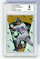 Mike Piazza [Mirror Gold] #26 Baseball Cards 1997 Pinnacle Certified Prices