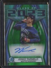 Jonny Farmelo [Green] #23A-JF Baseball Cards 2023 Bowman Draft Class of Autographs Prices