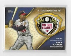 Hank Aaron #CA-HA Baseball Cards 2023 Topps Crowning Achievements Commemorative Patch Prices