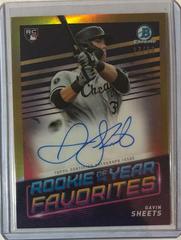 Gavin Sheets [Gold] #ROYF-10 Baseball Cards 2022 Bowman Rookie of the Year Favorites Prices