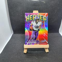 Justin Jefferson [Platinum] #H-8 Football Cards 2023 Panini Prestige Heroes Prices