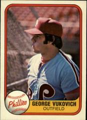 George Vukovich #21 Baseball Cards 1981 Fleer Prices