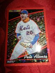 Pete Alonso [Red] #BG-16 Baseball Cards 2022 Topps Update Black Gold Prices