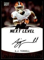 A. J. Terrell [Red] #NL-AJT Football Cards 2020 Sage Hit Next Level Signatures Prices