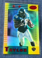 Fred Taylor [Mirror Gold] #124 Football Cards 1999 Leaf Certified Prices