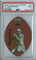 Peyton Manning Football Cards 1998 Playoff Contenders Leather Prices