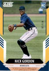 Nick Gordon [Gold] #25 Baseball Cards 2021 Panini Chronicles Score Prices