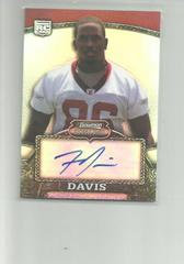 Fred Davis [Autograph Refractor] #131 Football Cards 2008 Bowman Sterling Prices