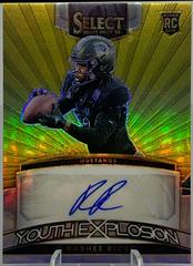 Rashee Rice [Gold] #YS-RRI Football Cards 2023 Panini Select Draft Picks Youth Explosion Signatures Prices