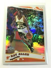 Ray Allen [Refractor] #10 Basketball Cards 2005 Topps Chrome Prices