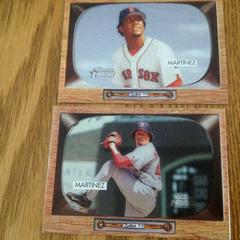 Pedro Martinez [Victor Stats] #48 Baseball Cards 2004 Bowman Heritage Prices