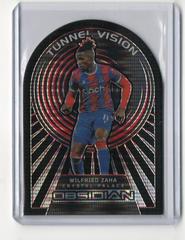 Wilfried Zaha [Red Pulsar] #4 Soccer Cards 2022 Panini Obsidian Tunnel Vision Prices