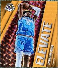Christian Wood [Orange Fluorescent] Basketball Cards 2020 Panini Mosaic Elevate Prices