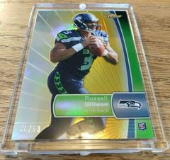 Russell Wilson [Gold Refractor] #140 Football Cards 2012 Topps Finest Prices