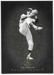 Sandy Koufax #BO-15 Baseball Cards 2022 Panini Diamond Kings Blackout Prices