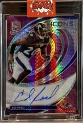 Ed Reed [Pink] #ICN-ERE Football Cards 2022 Panini Spectra Icons Autographs Prices