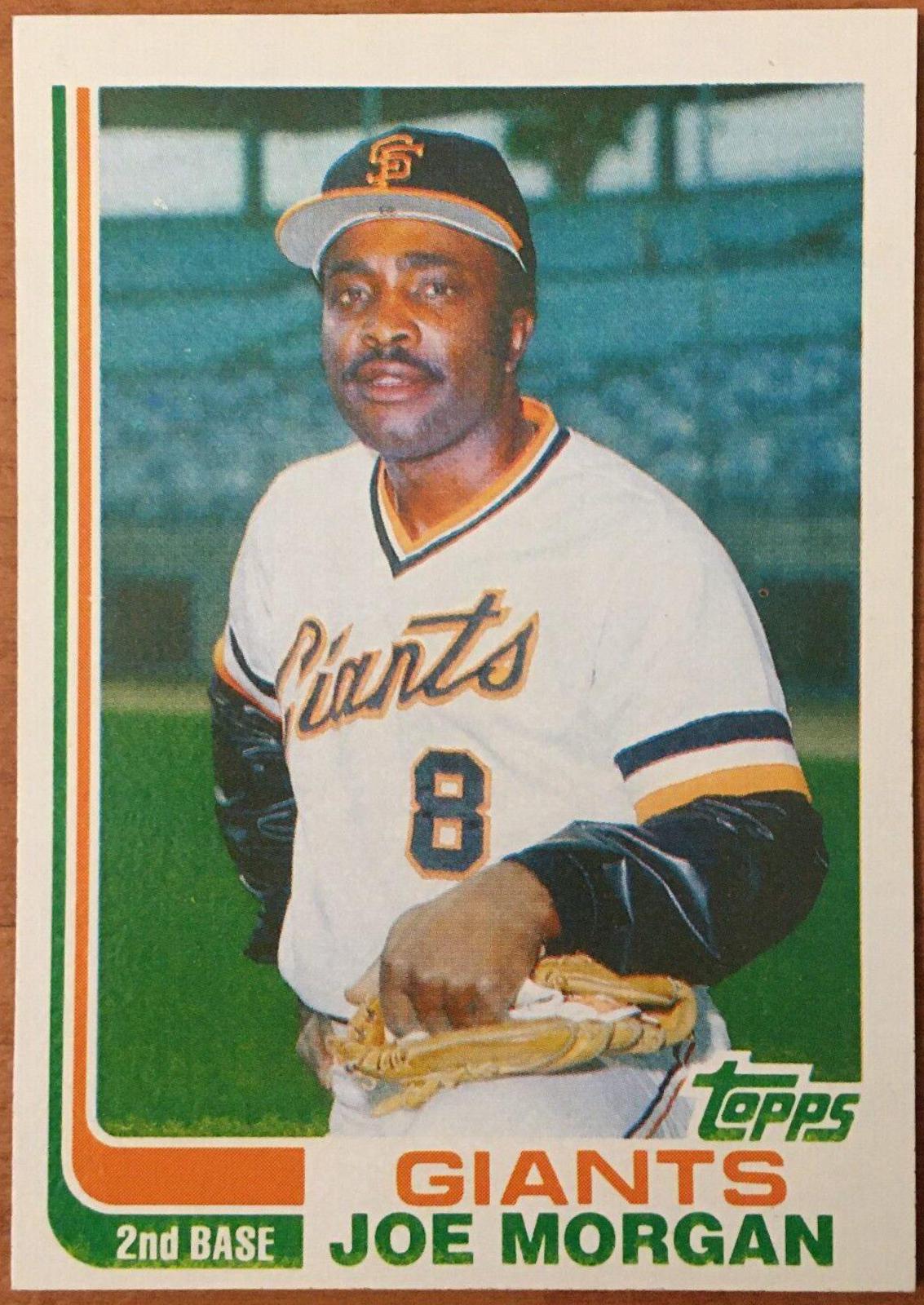 Joe Morgan [Blackless] #754 Prices | 1982 Topps | Baseball Cards