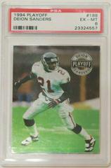Deion Sanders #188 Football Cards 1994 Playoff Prices