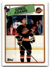 Greg Adams Hockey Cards 1988 Topps Prices