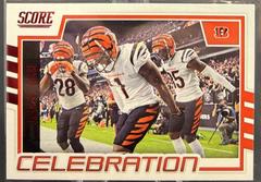 Ja'Marr Chase [Red] #C-JC Football Cards 2022 Panini Score Celebration Prices
