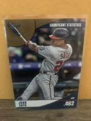 Juan Soto [Gold] Baseball Cards 2022 Topps Significant Statistics Prices
