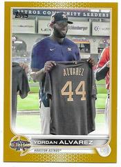 Yordan Alvarez [Gold] #ASG-27 Baseball Cards 2022 Topps Update All Star Game Prices