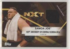 Samoa Joe [Bronze] Wrestling Cards 2017 Topps WWE NXT Mat Relics Prices