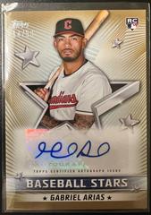Gabriel Arias [Gold] Baseball Cards 2022 Topps Update Stars Autographs Prices