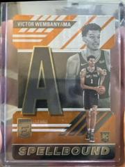 Victor Wembanyama [Orange Die-Cut] #10 Basketball Cards 2023 Donruss Elite Spellbound Prices